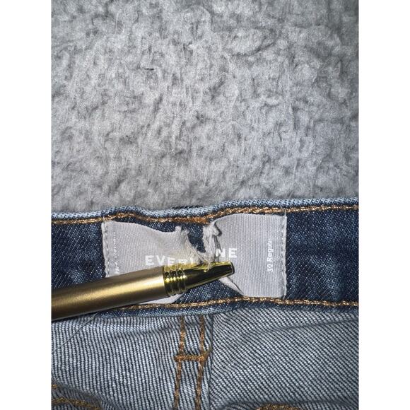 Everlane Jeans Women 30 Mid Rise Slim Straight Medium‎ Wash Blue Denim Pants - Picture 7 of 9